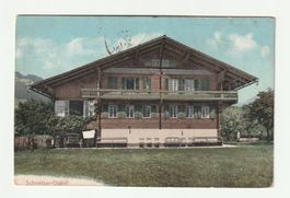 Postkarte Chalet in Interlaken, Bern 1907