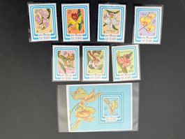 Laos  Orchideen/Blumen 1985     ** (5144)