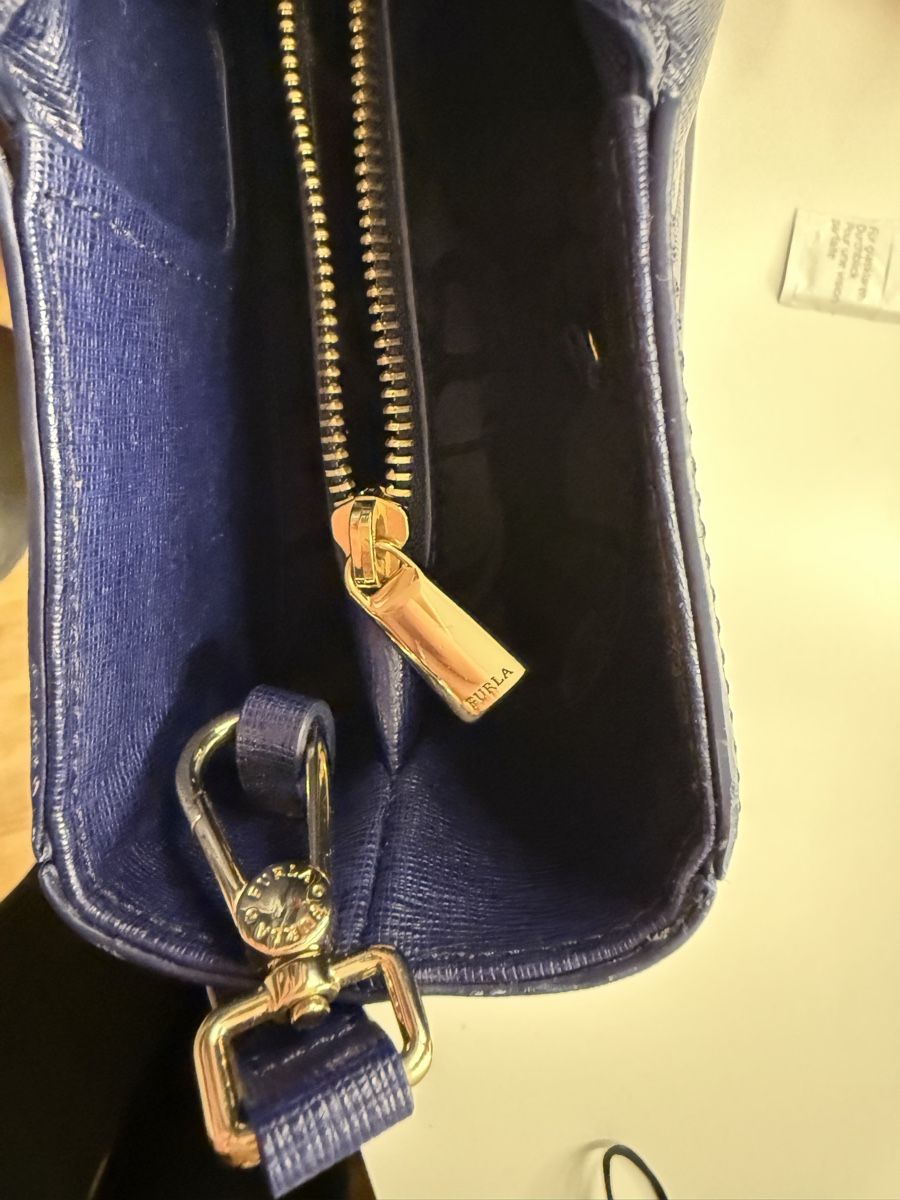 Furla Borse da donna: Furla Handtasche Leder blau – Nuovo (secondo la descrizione) da Herisau venduto da ogkosta 4