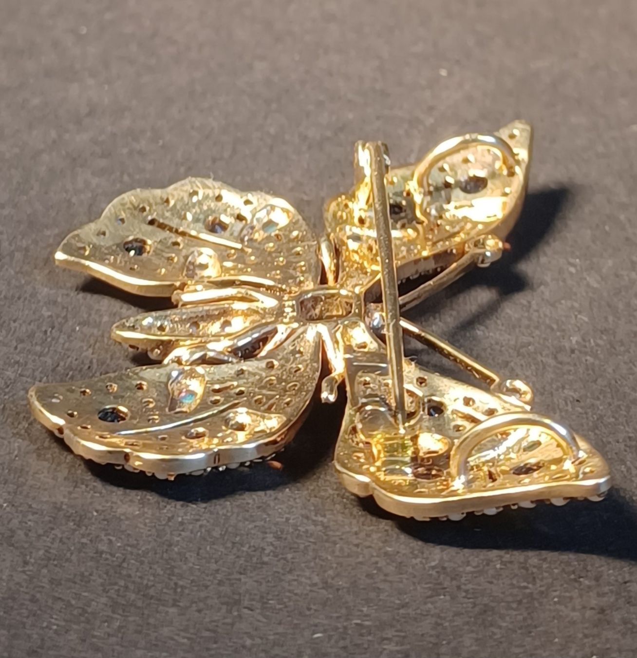 Ciondoli: SCHMETTERLING 375er Gold mit Saphir, Opal und Perlen – Usato da gais venduto da dun_c2xc 4