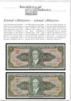 2 Banknoten Brasilien