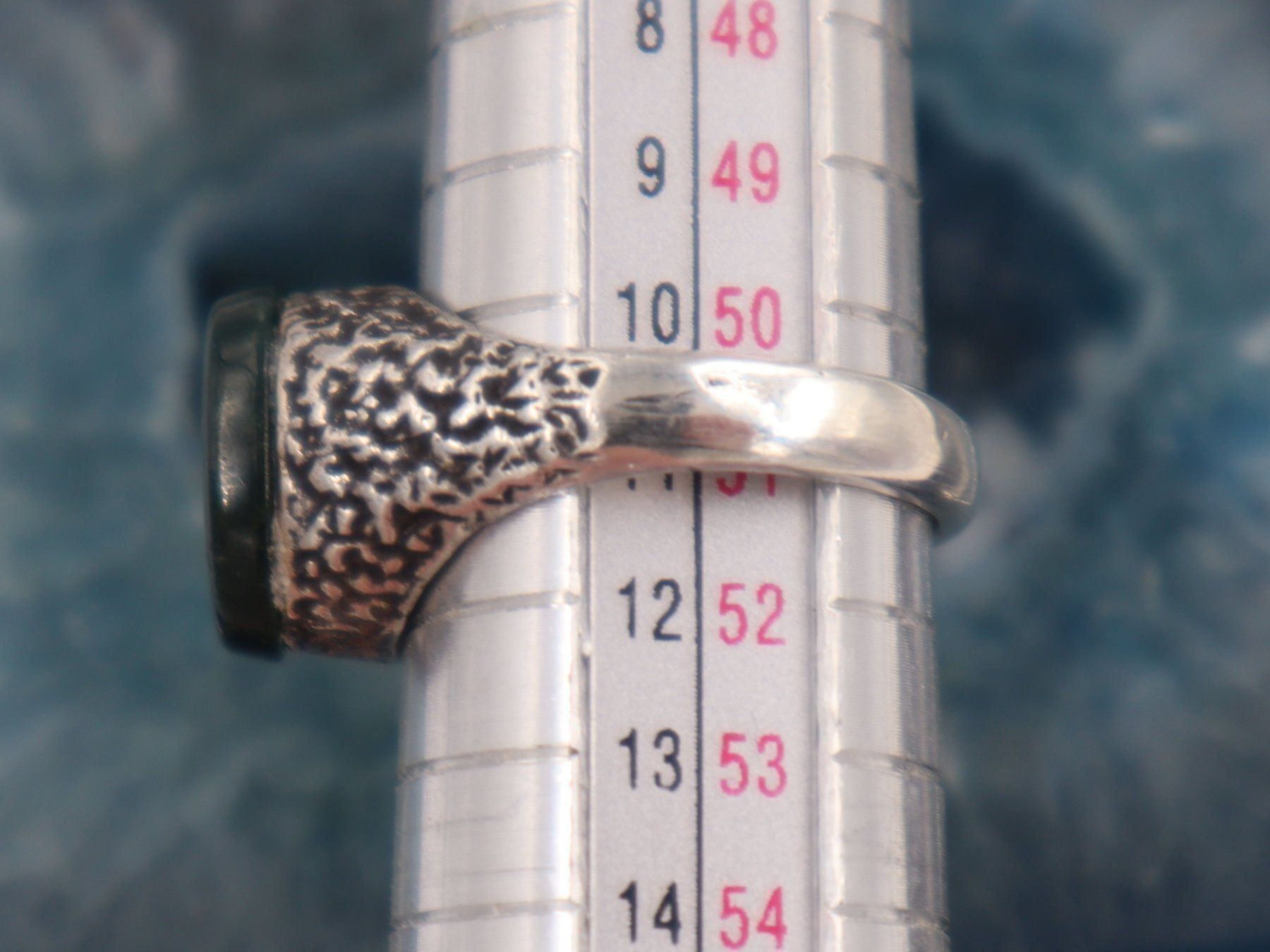 Ringe: Silber Ring Vintage mit Grüner Blutstein Gr 51 VTG – Gebraucht aus Baden von swiss-alps 5