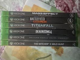 6 Jeux XBox one