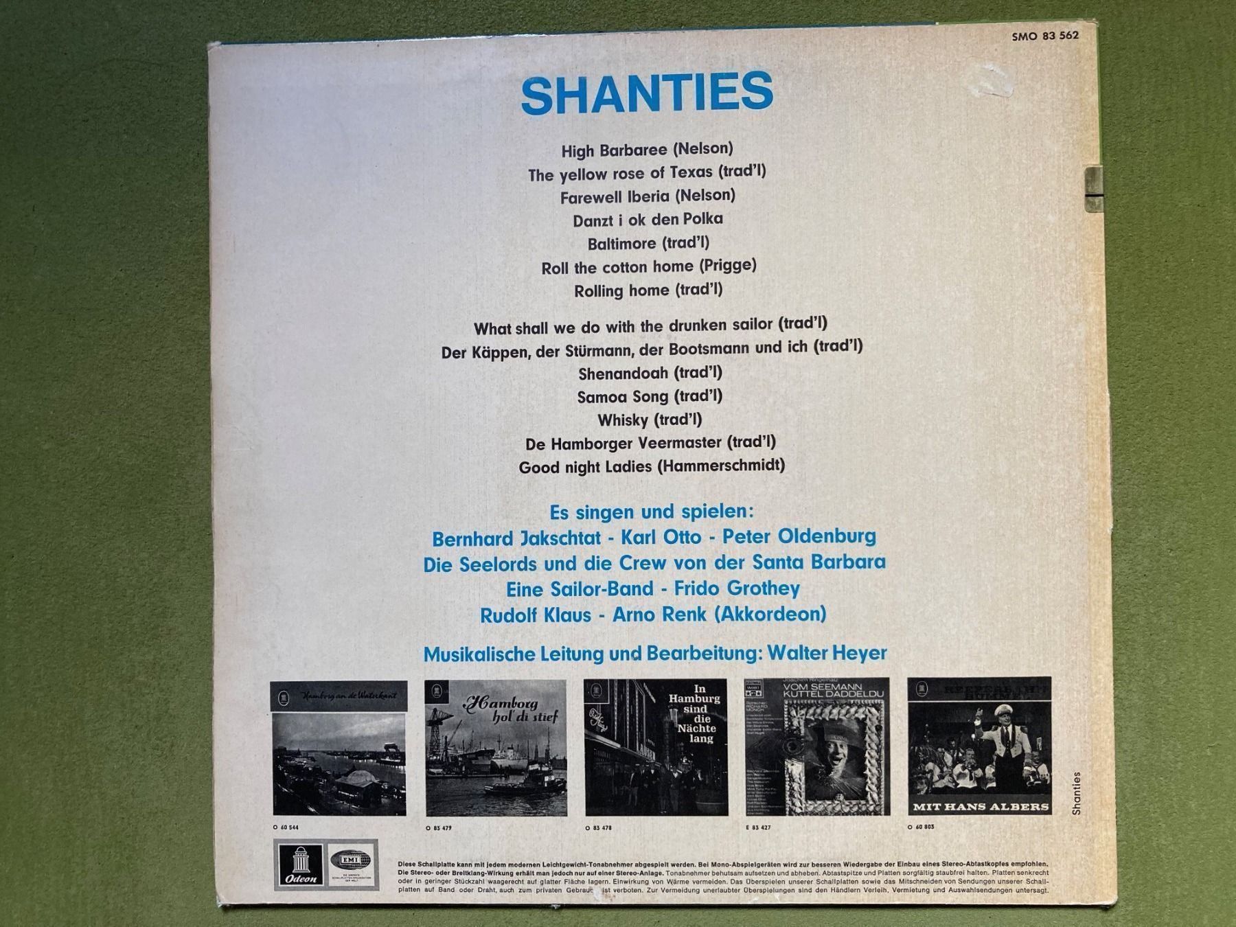 Dischi in vinile: Shanties – Usato da Chur venduto da adamante 1