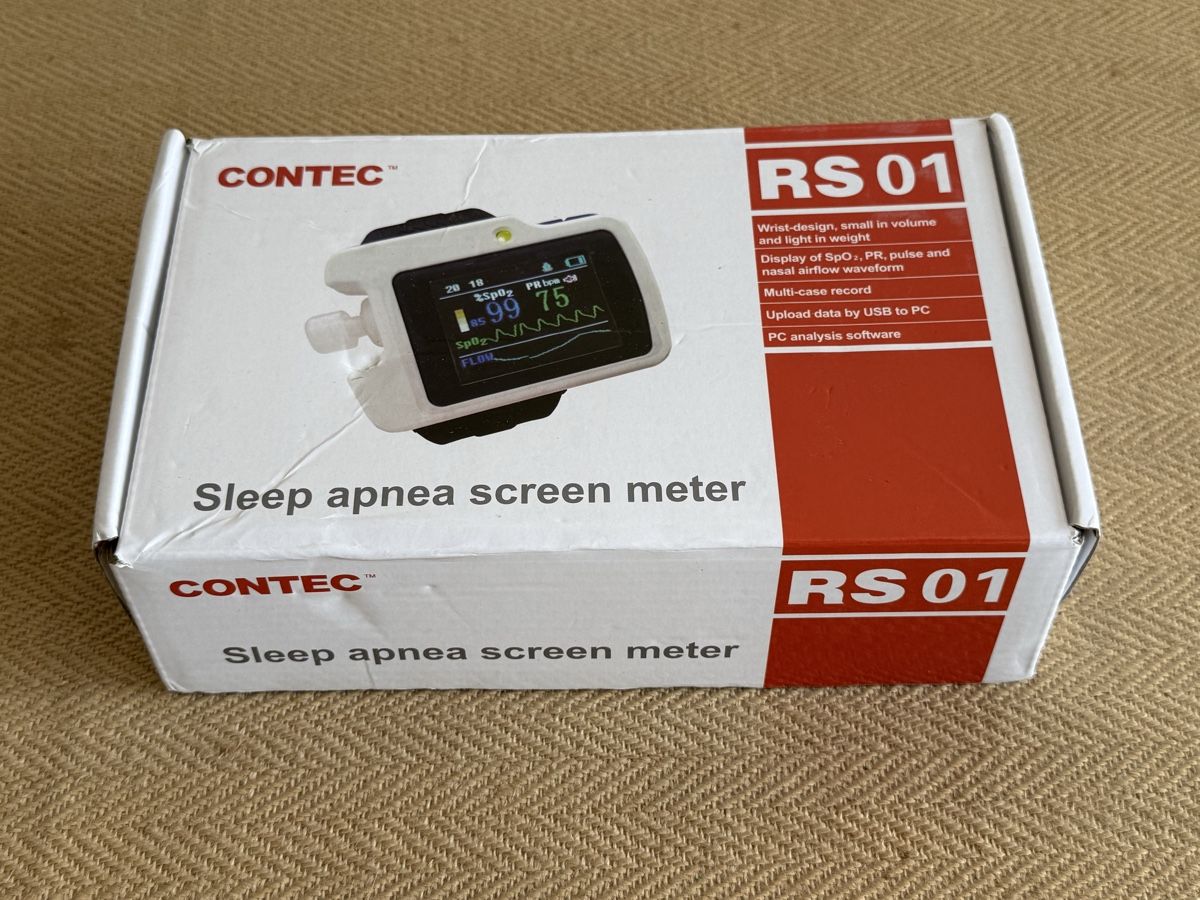 Attrezzature mediche: Contec RS01 Schlafapnoe-Bildschirmmessgerät Atemmonitor – Usato da Konolfingen venduto da petzipetz