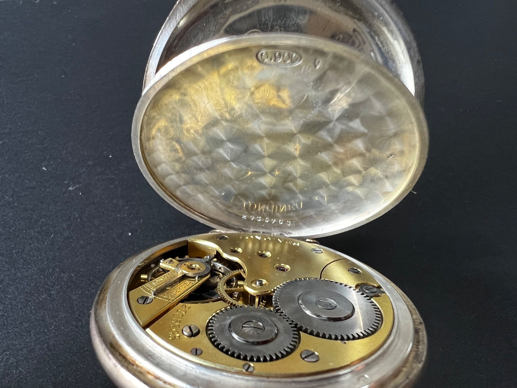 Longines Uhren: Longines Taschenuhr Silber + schönes Muster – Gebraucht aus Glarus von Torpedo99 4