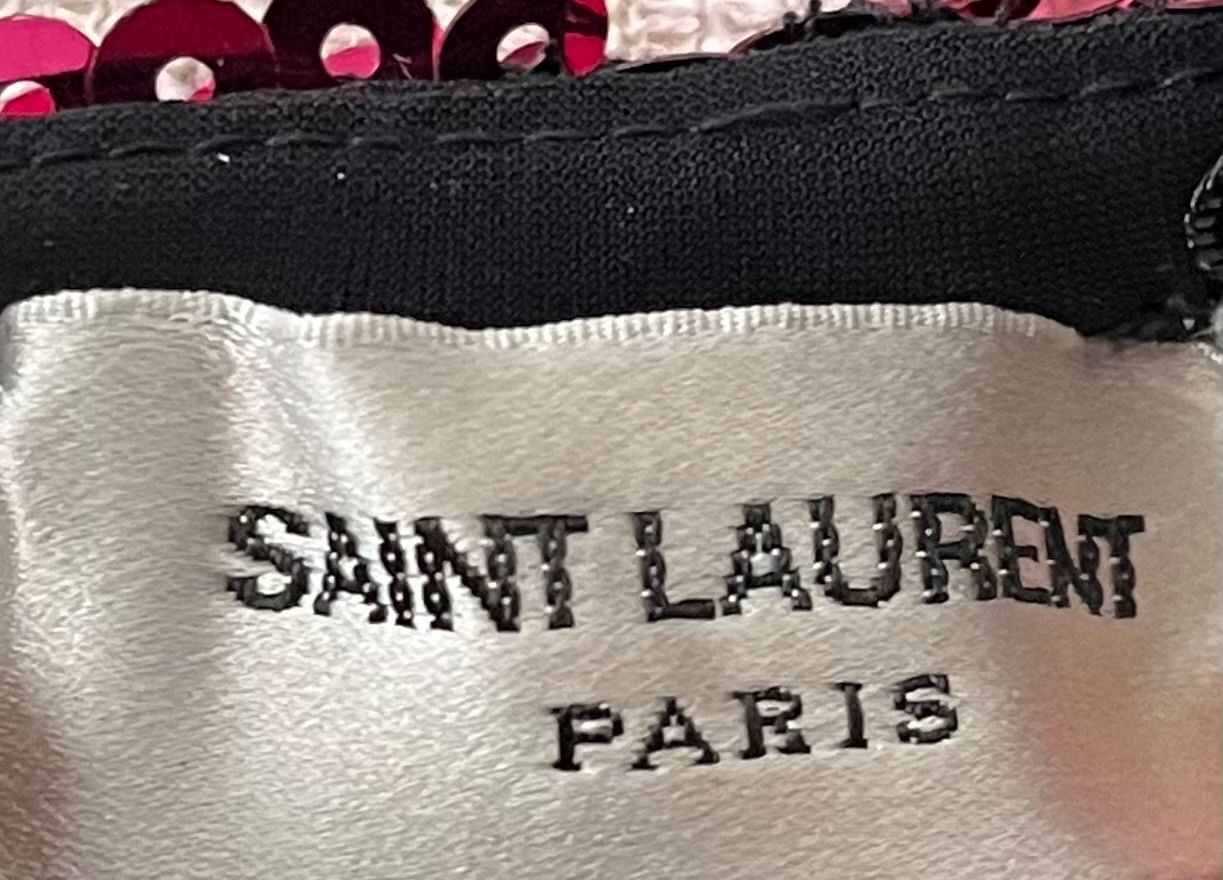 Saint Laurent Tute: Saint Laurent, jumpsuit S rose sequins – Usato da Genève venduto da dachaw 8