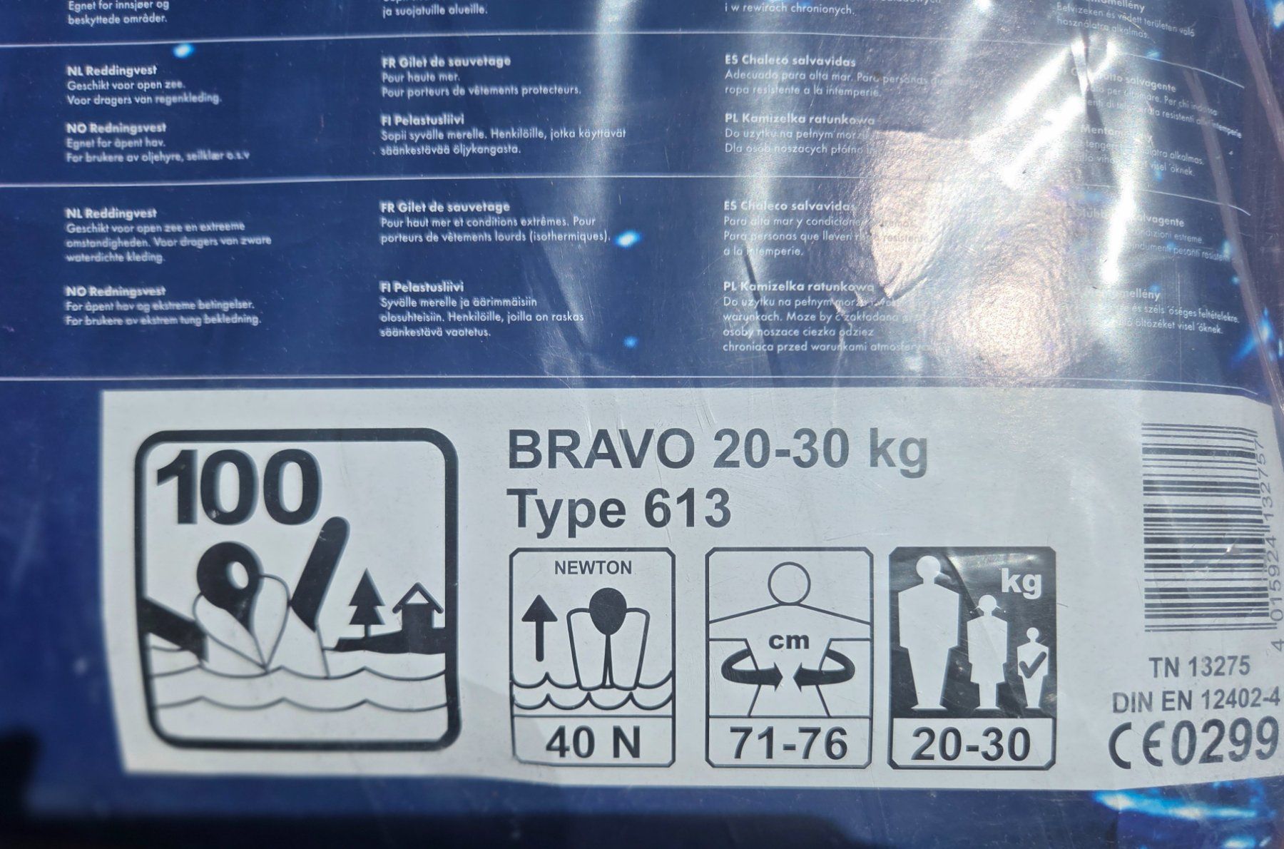 Secumar Giubbotti di salvataggio: Rettungsweste Secumar Bravo 20-30 kg wie neu – Usato da Grüsch venduto da Wiiwarm 3