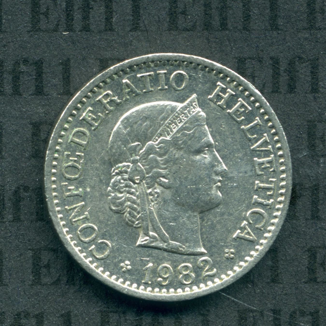 Tutti le monete: CHF___0.10 1982 -vz 10 Rappen – Usato da Widnau venduto da Elf11