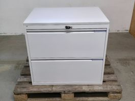 Weisser LO Schubladenschrank mit 2 Schubladen, Top Zustand!