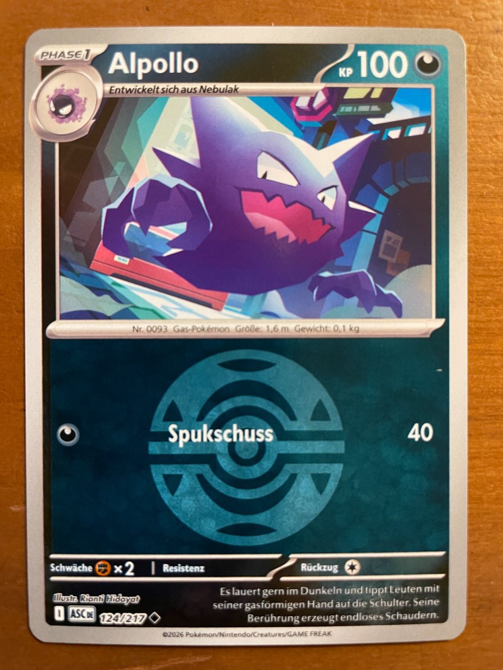 Pokémon Sammelbilder & Trading cards: Pokemon Alpollo Reverse (Versand gratis) – Neu (gemäss Beschreibung) aus Chur von Angerson