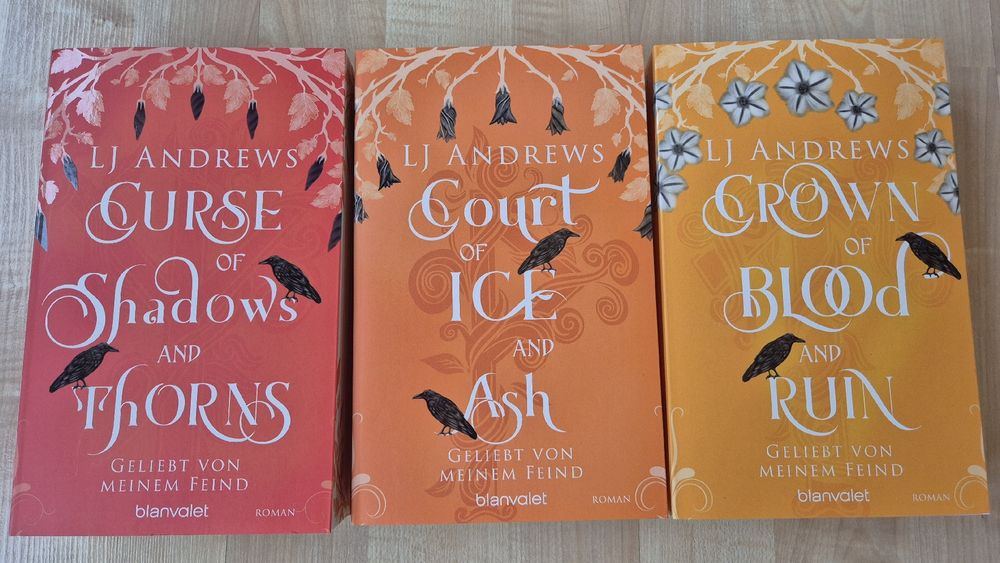 LJ Andrews: Curse of Shadows and Thorns Trilogie (Neu (gemäss ...