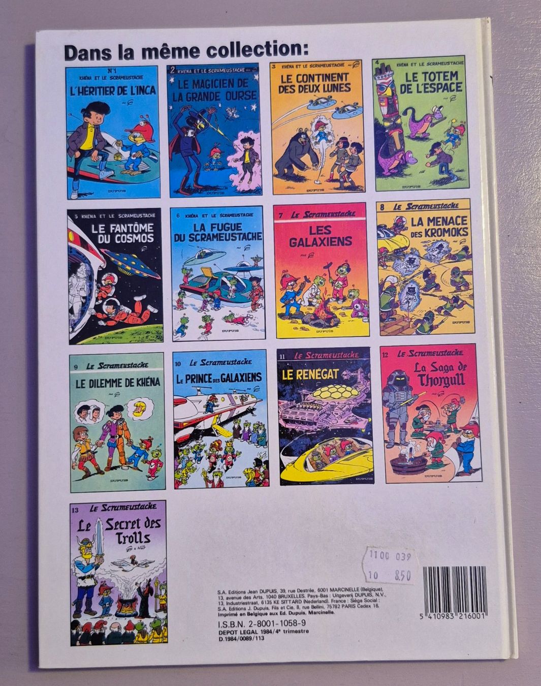 Fumetti: Le Scrameustache 13 - Le Secret des trolls - BD EO TBE – Usato da Grand-Lancy venduto da loi_599y 1