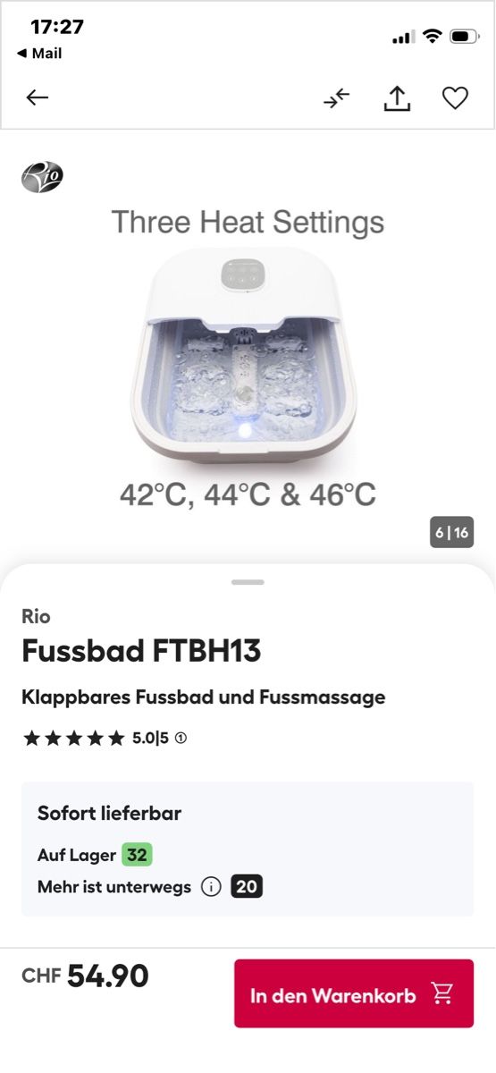 Pedicure: Fussbad – Usato da Egerkingen venduto da fabi051159