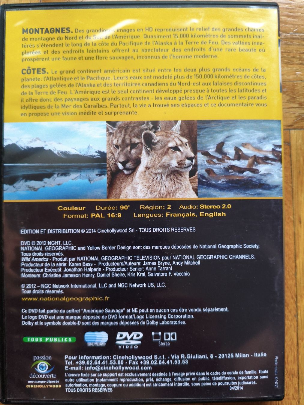 Tous les DVDs: Amérique sauvage – D'occasion à Renens VD par kollar7 1