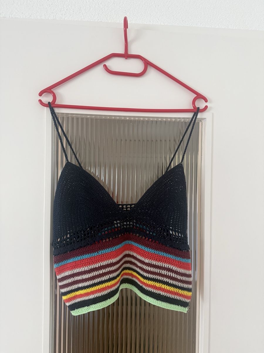 Zara Top: Zara Strick Top gehäkelt bunt Grösse M  – Nuovo (secondo la descrizione) da Zumikon venduto da naiischoen