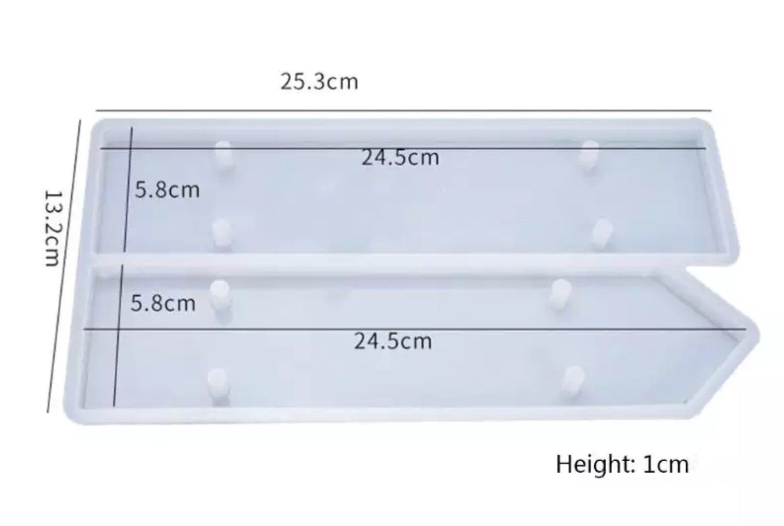Teglie da forno: Giessform Silikonform Betonform Schild 2er – Nuovo e nell'imballaggio originale da Kaltbrunn venduto da schere-stein-papier 1