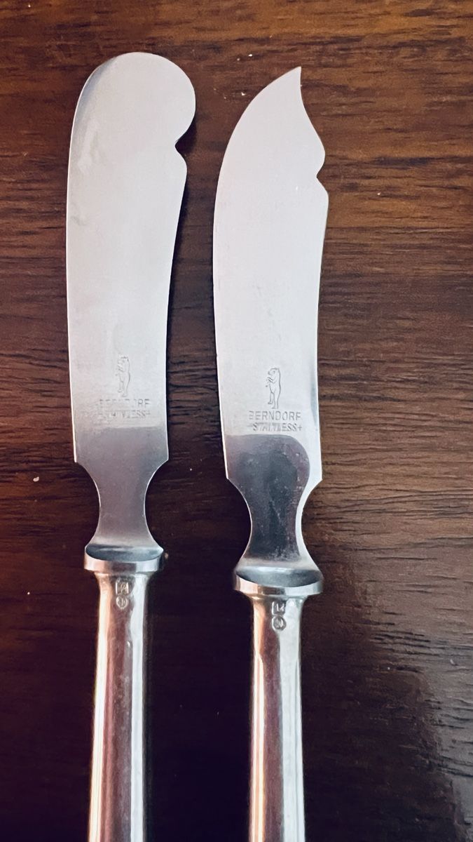 Set di posate: Butter-Käsemesser – Nuovo (secondo la descrizione) da Reinach BL venduto da Cipolata 1