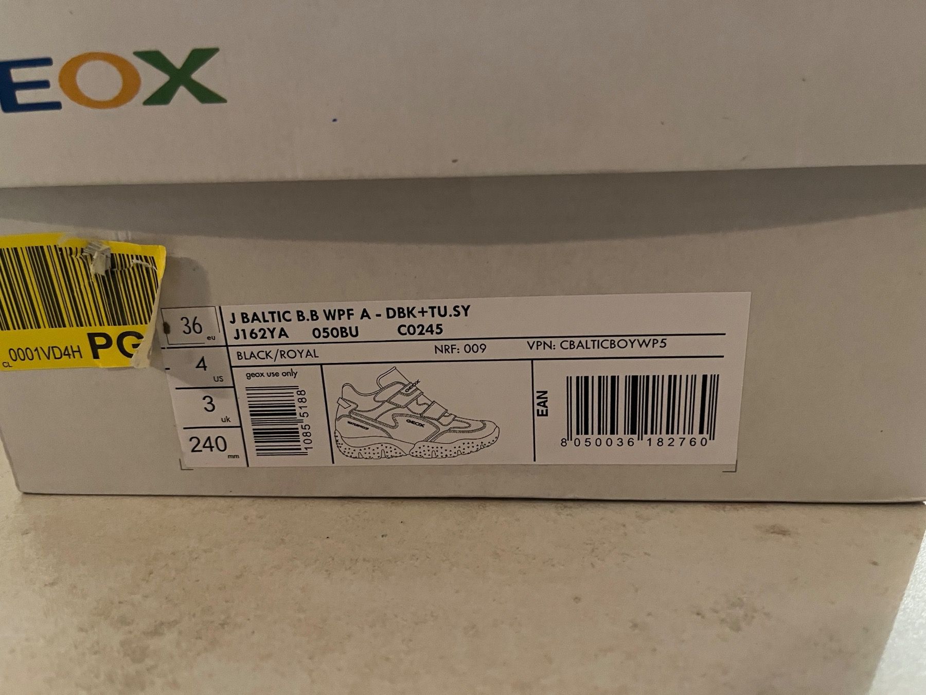 Geox Scarpe per ragazzi: Geox Waterproof 36 neu Halbschuhe – Nuovo e nell'imballaggio originale da Pfungen venduto da nad_vt7k 2
