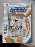 Tiptoi Abenteuer Supermarkt Lernbuch & Sticker - top Zustand
