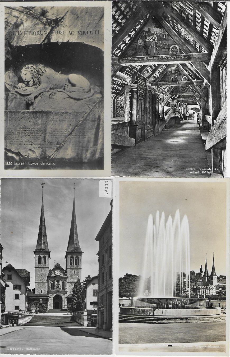 Cartes postales: 4 AK - Luzern – D'occasion à Ettingen par Kartenplanet