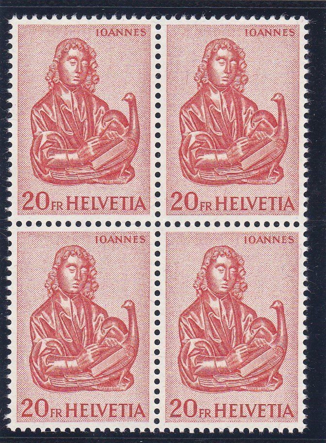 Tutti i francobolli: Postfrisch 4er Block Evangelisten 1961 – Nuovo (secondo la descrizione) da Schliern b. Köniz venduto da joni20 2