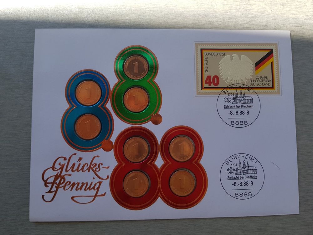 Glücks Pfennig Münzbrief Kupfermünzen 1988 / 67 Kaufen auf Ricardo