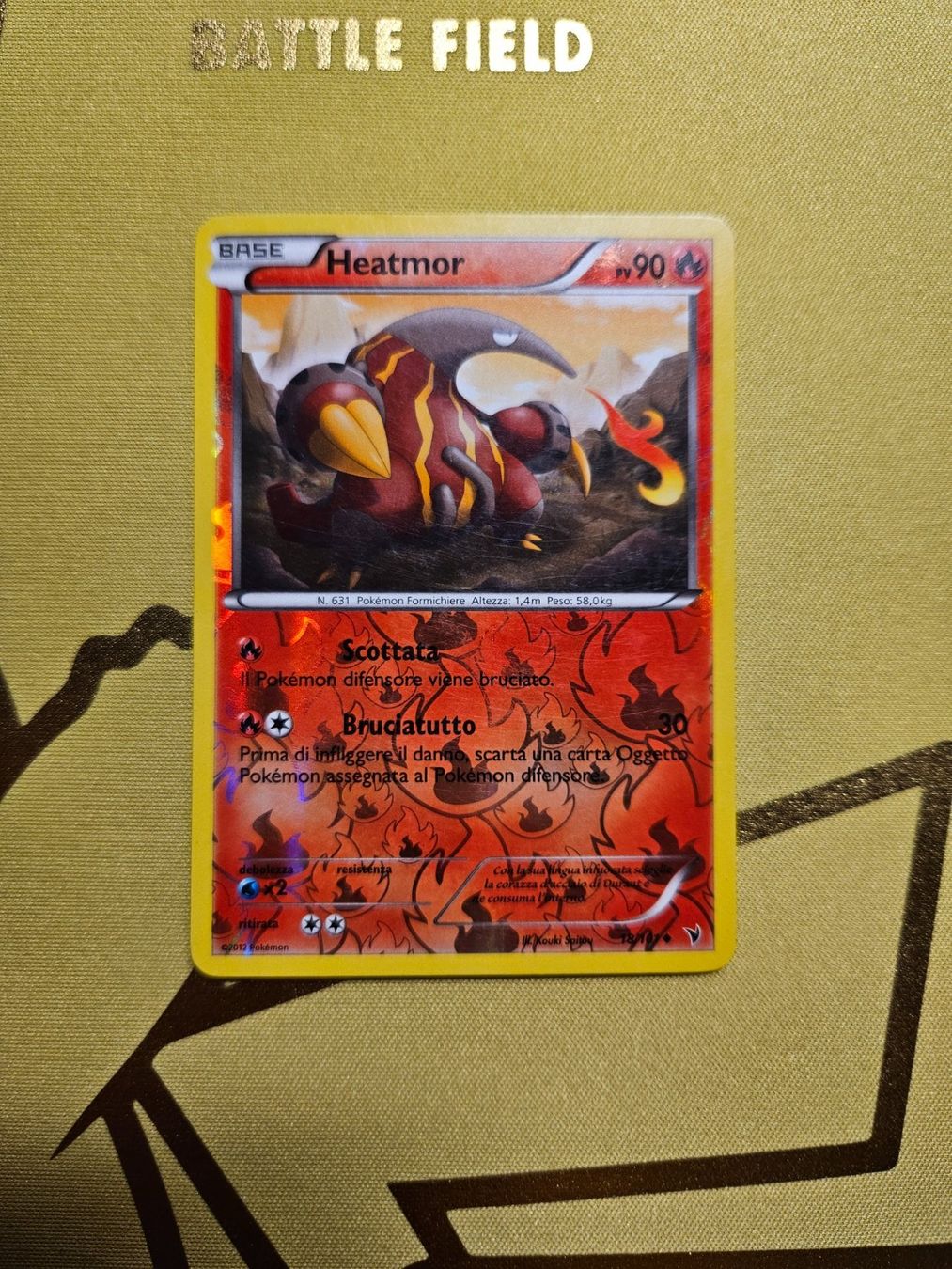 Pokémon Carte collezionabili: Noble Victories - Heatmor – Usato da Bellinzona venduto da Pokemarco