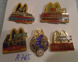 5 ver MC Donald Franke Pins (A765)
