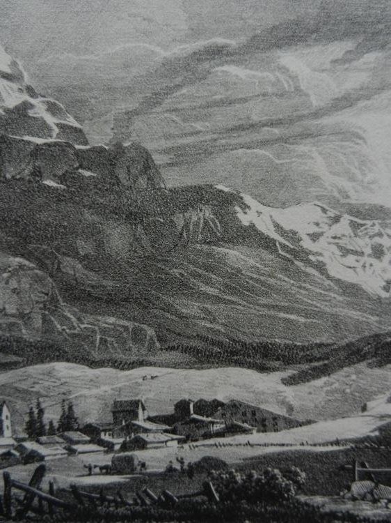 Incisioni: Vue de Louëche Leukerbad – Usato da Risch venduto da Rischli15 4
