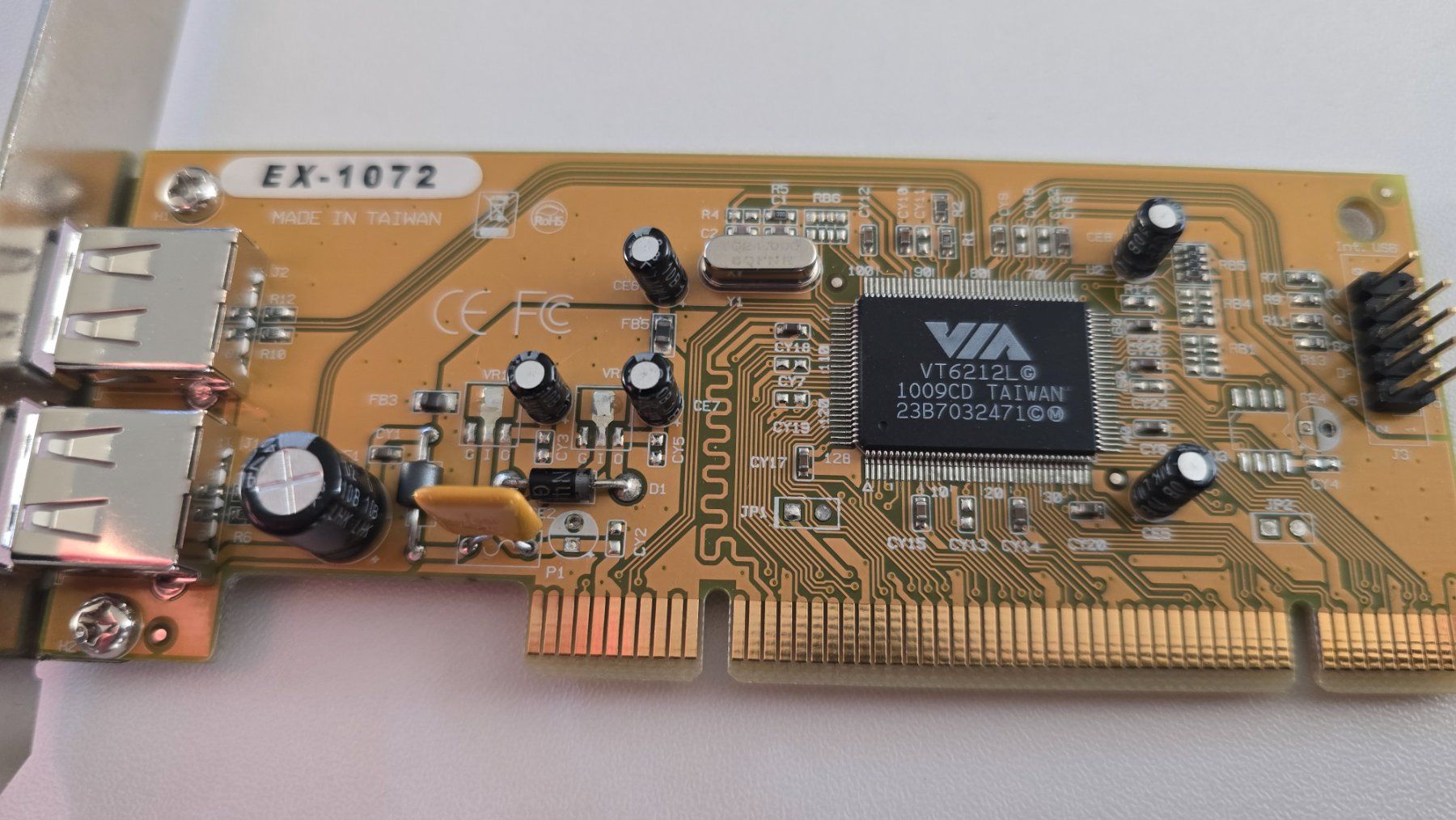 Unità & Adattatore: USB 2.0 PCI Karte Exsys EX-1072 mit VIA Chip – Usato da Zürich venduto da Black_jack