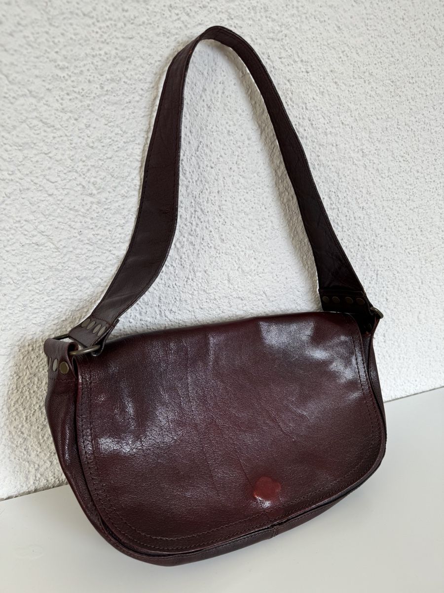 Borse: Vintage Leather Shoulder Bag MNG Mango – Usato da Sion venduto da sof_97f5