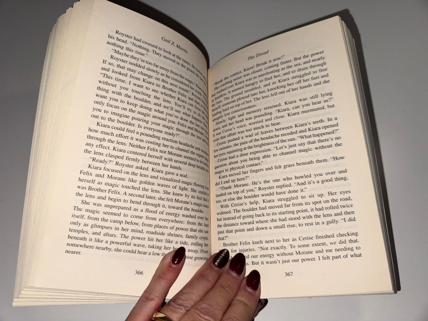 Libri: NOVEL: Gail Z. Martin, The dread – Usato da Grosswangen venduto da English_books 7