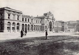 Zürich Bahnhof: Empfangsgebäude (1871-1902)
