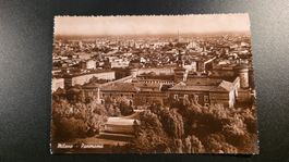 Vintage Ansichtskarte Milano, Panorama, Top Zustand!