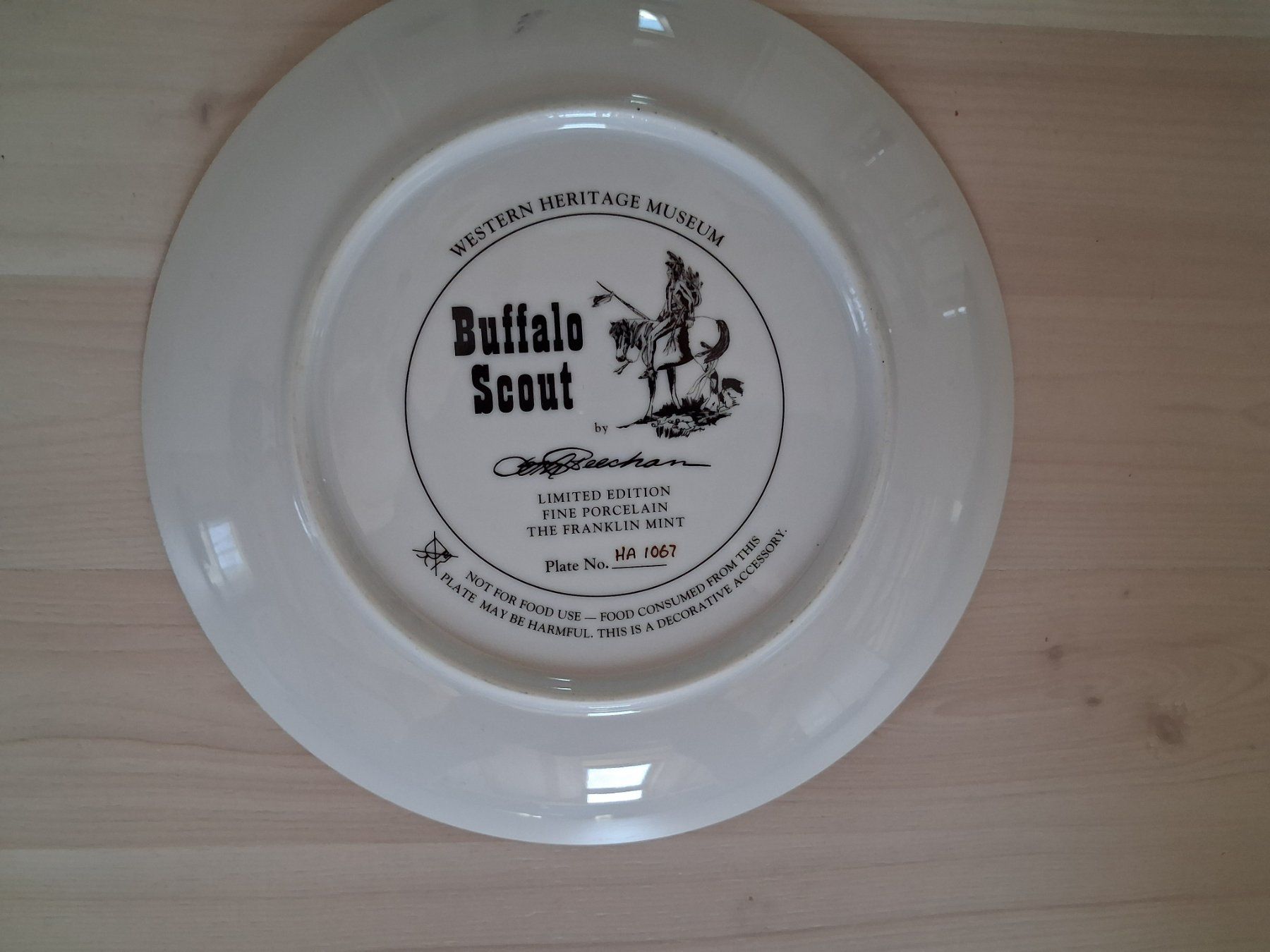 Piatti: SAMMELTELLER INIANER BUFFALO SCOUT – Nuovo (secondo la descrizione) da langnau venduto da Santos1411 1