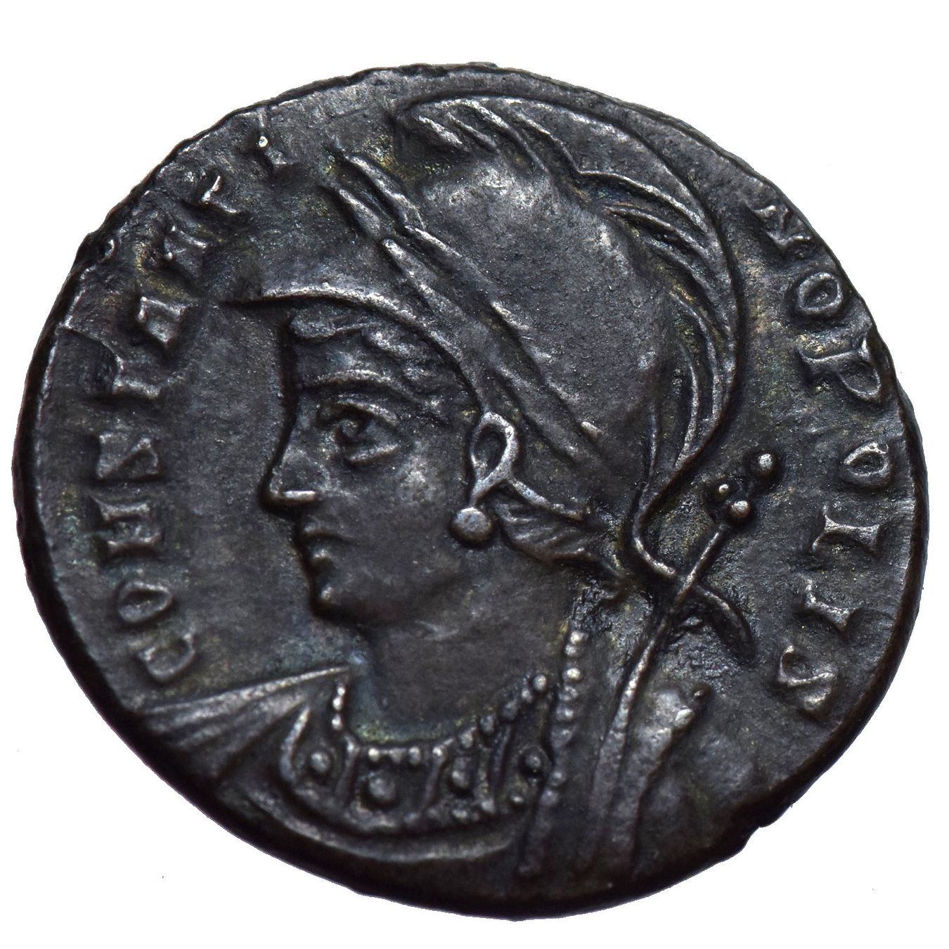 Tutti le monete: Constantinus I, AE Follis, Constantinopolis – Usato da Lugano venduto da Numisartes