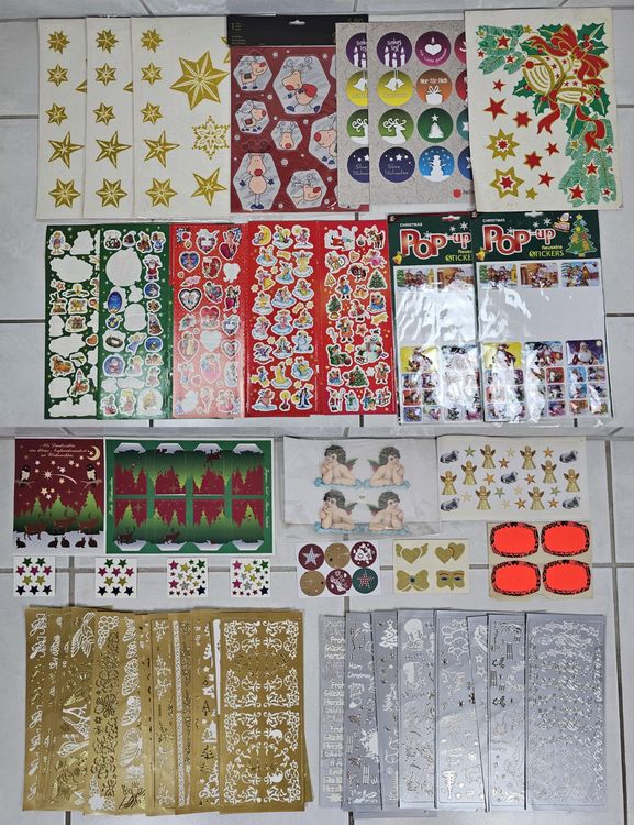 Über 700 Sticker für Weihnachten - TOP Angebot! - ab 1.-!!! (Gebraucht ...