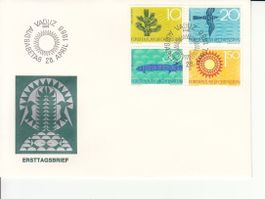 LBK 395 - 398 FDC