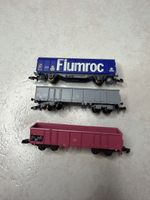 Roco H0 Set: 3 SBB Güterwagen inkl. Flumroc Werbewagen - DC