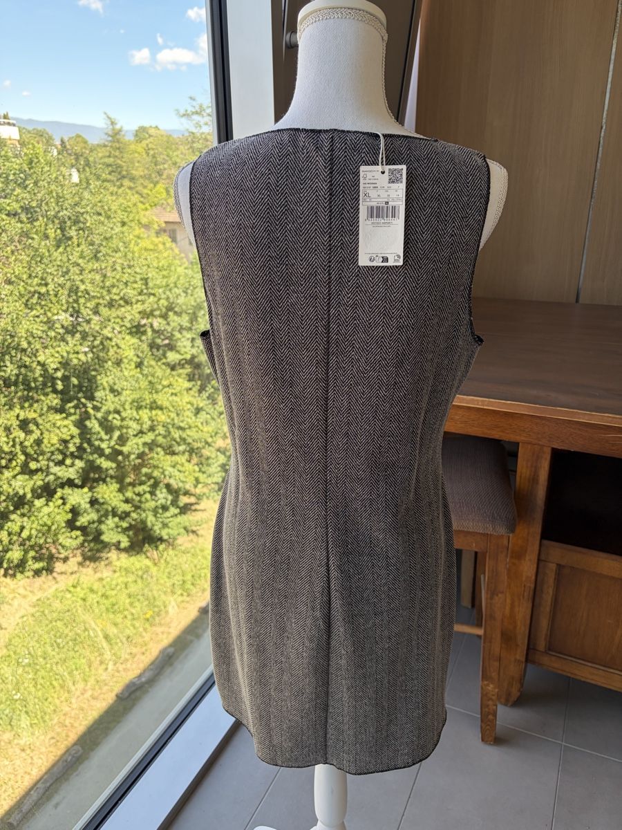 Mango Vestiti: Mango grey dress – Nuovo e nell'imballaggio originale da Nyon venduto da Deb_D39 2