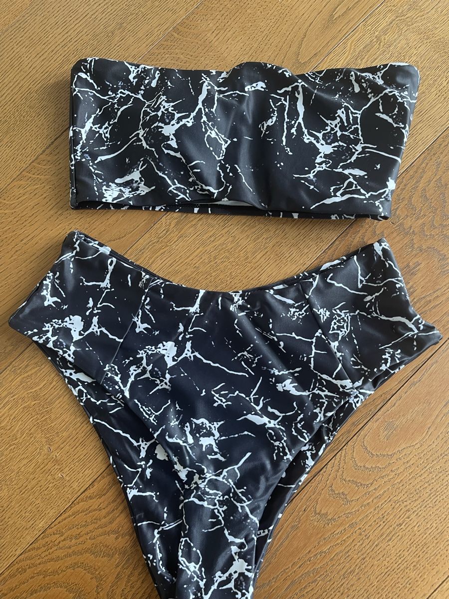 Costumi da bagno & Bikini: Bikini in Schwarz-Weiss, Gr M Neu – Nuovo (secondo la descrizione) da Bassersdorf venduto da Sandy456 2
