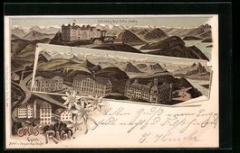 Litho Rigi, Hotel Schreiber Rigi-Kulm, H