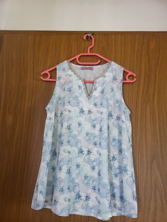 Top Frieda&Freddies NY, taille M motif ananas, idéal été☀️