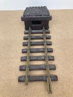 LGB Gartenbahn Spur G 1030 Prellbock braun mit Gleis