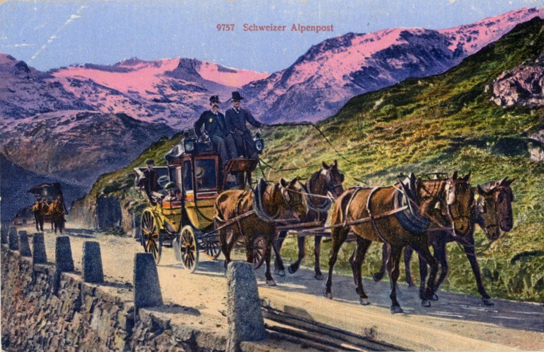 Cartes postales: Simplon  VS  -   Schweizer Alpenpost   /  POST - Kutschen – D'occasion à Brig par Valcards54