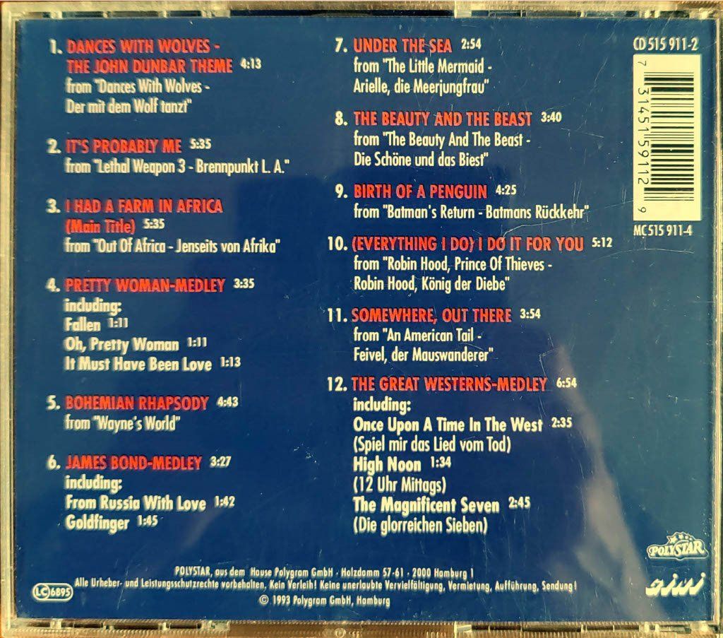 CD: Cinema Classics Vol. 6 – Usato da Burg AG venduto da Franklin5736 1
