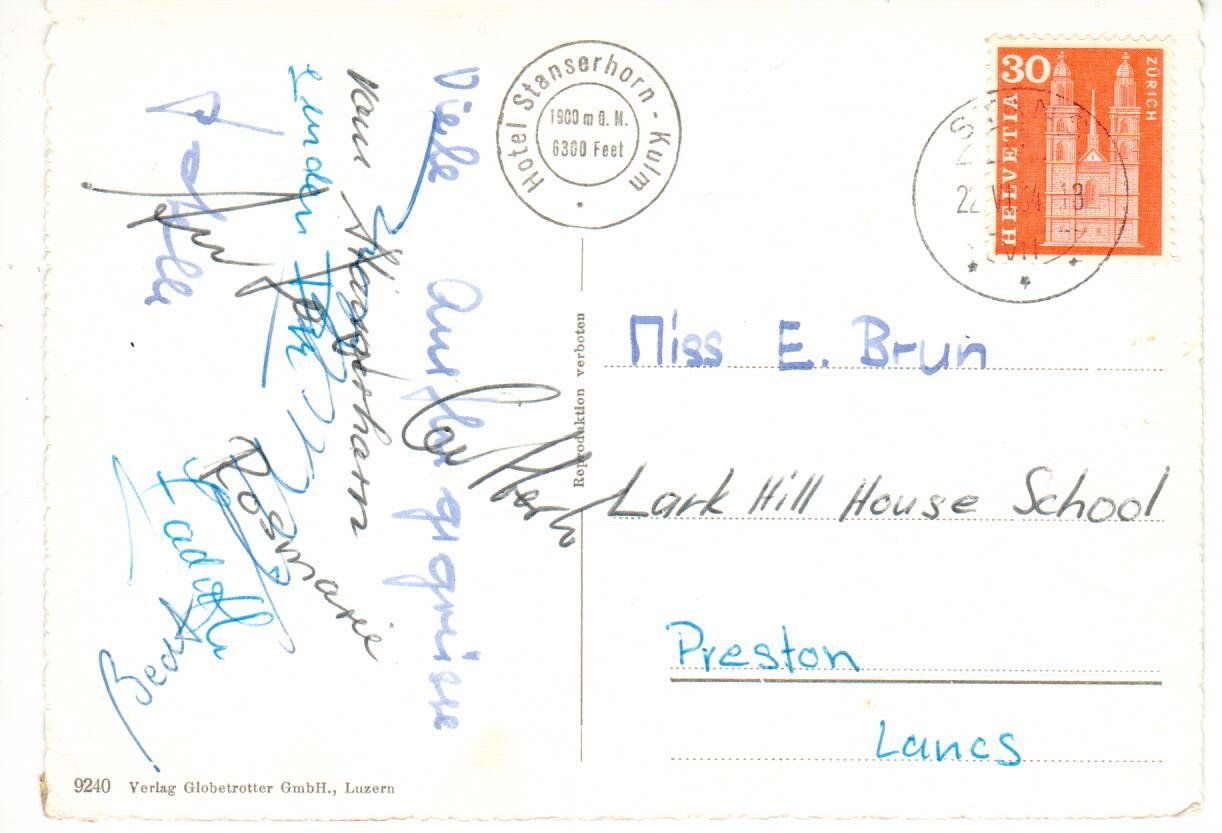 Cartoline postali: Stanserhorn – Usato da Wolhusen venduto da Curver9 1