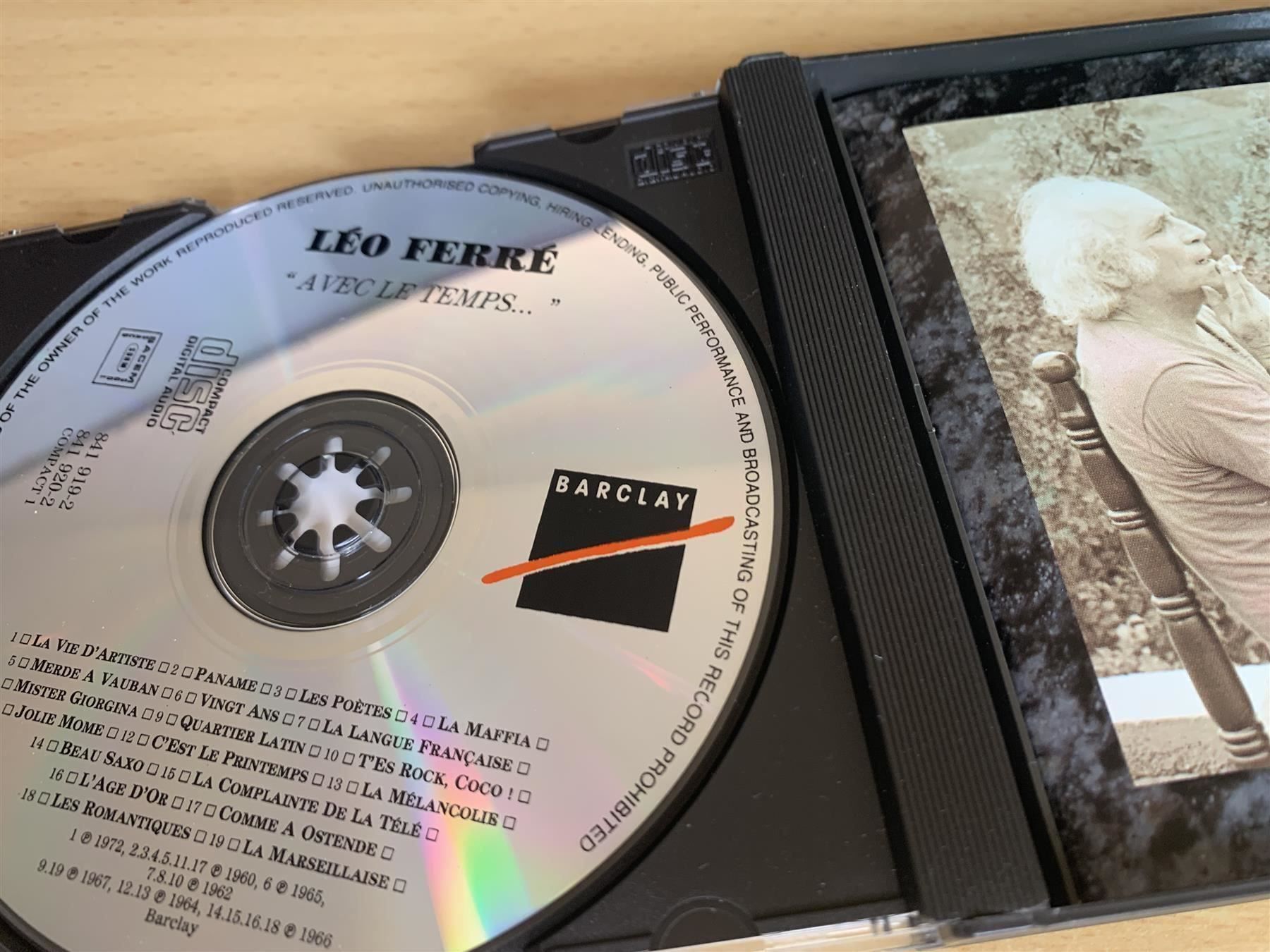 CD: Léo Ferré – Avec Le Temps... - 2 CD – Usato da Rikon im Tösstal venduto da Alpenmutz 2