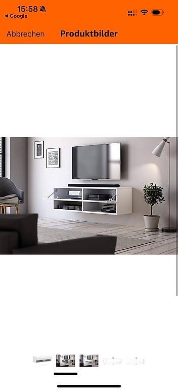 Meubles TV: Tv Low board weiß Schrank 1 m breit – D'occasion à Kreuzlingen par rei_9mgj 1
